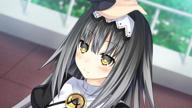 Обои картинки фото аниме, date a live, фон, взгляд, девушка