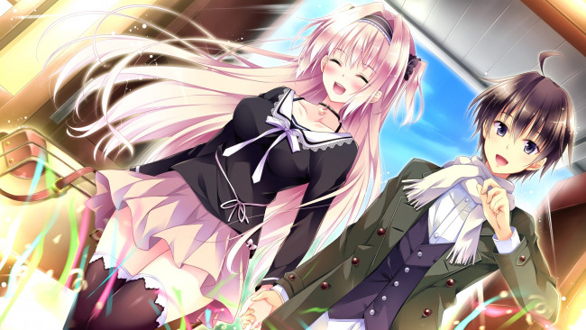 Обои картинки фото аниме, golden marriage, tachibana, nagisa, amaya, rei