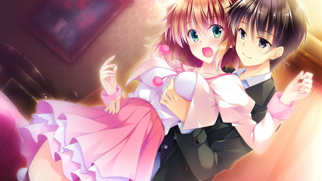 Обои картинки фото аниме, golden marriage, tachibana, nagisa, tange, kasumi