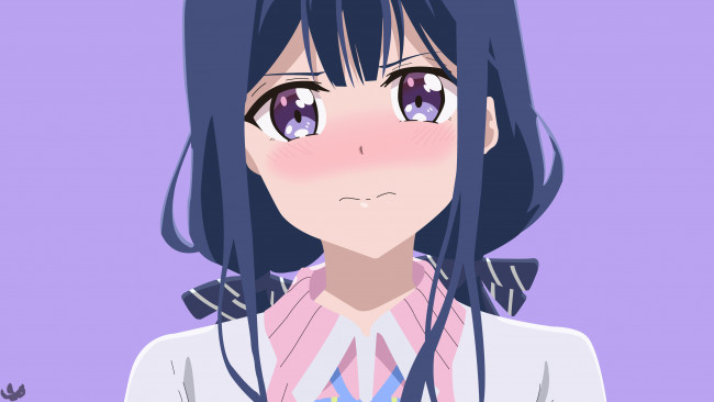 Обои картинки фото аниме, masamune shirow , artbook, девушка, взгляд, фон