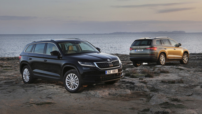 Обои картинки фото skoda kodiaq 2017, автомобили, skoda, kodiaq, 2017, внедорожник