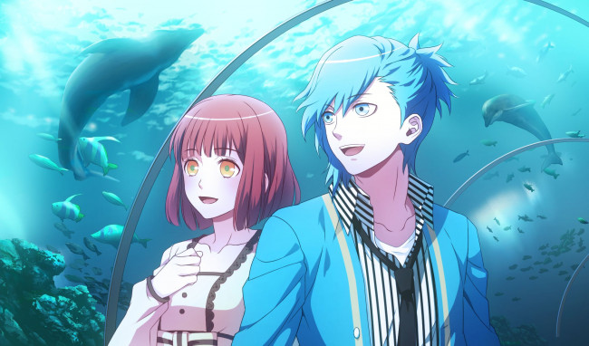 Обои картинки фото аниме, uta no prince-sama, двое