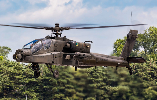 Обои картинки фото ah-64d, авиация, вертолёты, вертушка