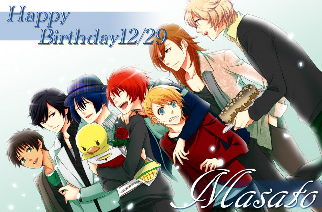 Обои картинки фото аниме, uta no prince-sama, парни