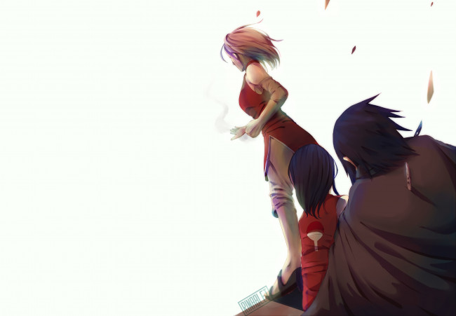 Обои картинки фото аниме, naruto, uchiha, clan