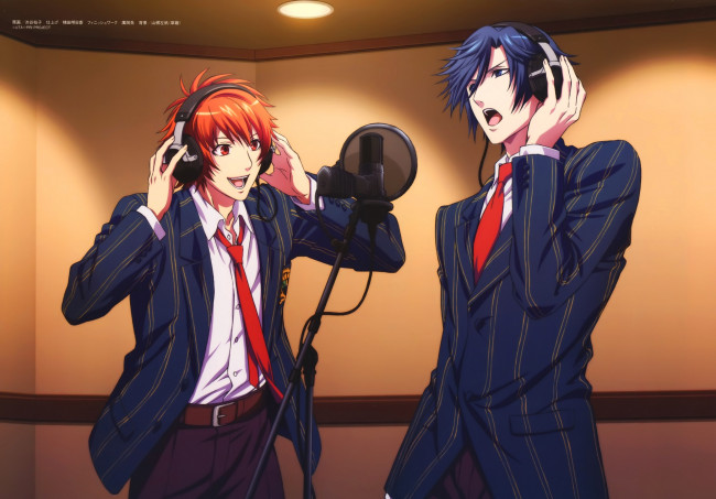 Обои картинки фото аниме, uta no prince-sama, парни