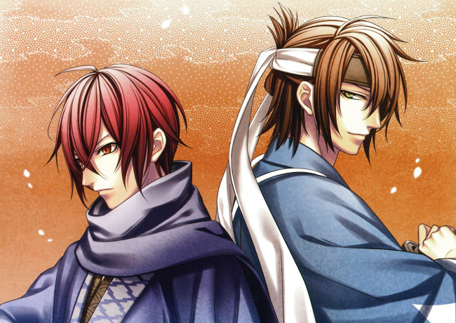 Обои картинки фото аниме, hakuouki, urakata