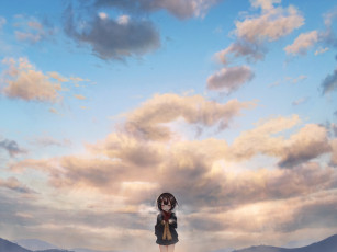 Картинка аниме пейзажи +природа небо