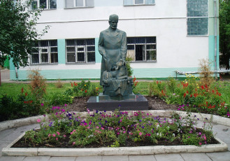 Картинка города -+памятники +скульптуры +арт-объекты город скульптура памятник памятник+ветеринару россия саратов
