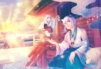 Картинка аниме животные +существа фентези