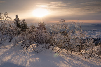 Картинка природа зима простор