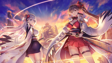 Картинка аниме azur+lane девушки