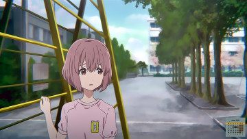 Картинка календари аниме 2018 взгляд девочка деревья