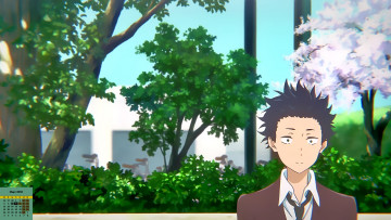 Картинка календари аниме 2018 взгляд парень дерево