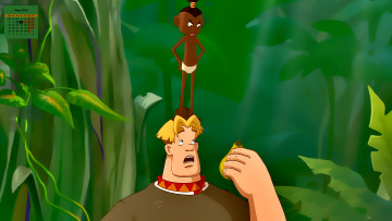 Картинка календари кино +мультфильмы 2018 взгляд мужчина богатырь