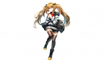 Картинка аниме girls+frontline взгляд девушка фон