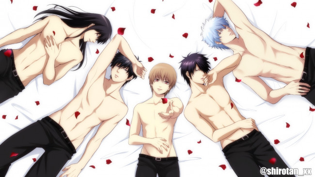 Обои картинки фото аниме, gintama