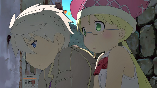 Обои картинки фото календари, аниме, мальчик, девочка, свисток, 2018