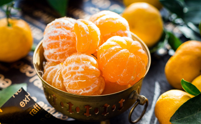 Обои картинки фото еда, цитрусы, мандарины