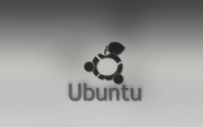 Обои картинки фото компьютеры, ubuntu linux, фон, логотип