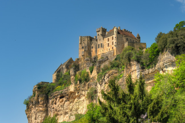 Обои картинки фото chateau de beynac, города, замки франции, замок