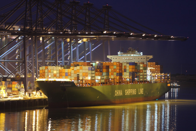 Обои картинки фото корабли, грузовые суда, контейнеровоз