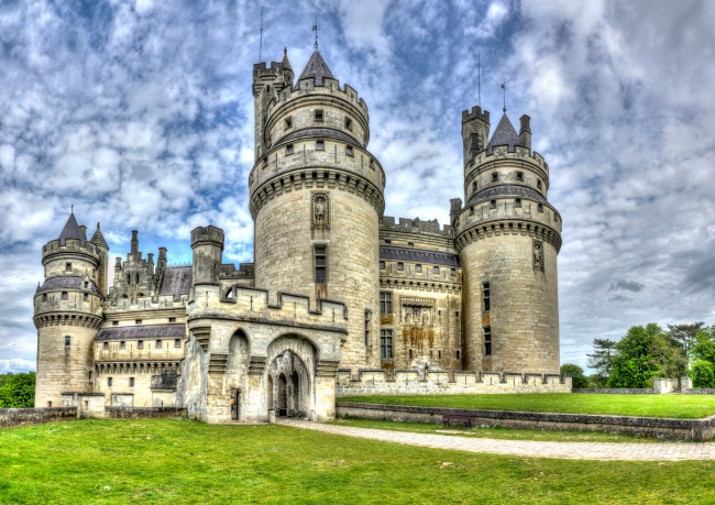 Обои картинки фото chatech&, 226, teau de pierrefonds, города, замки франции, замок