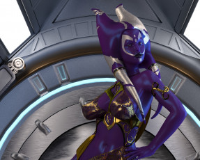 Картинка 3д+графика существа+ creatures фон взгляд девушка