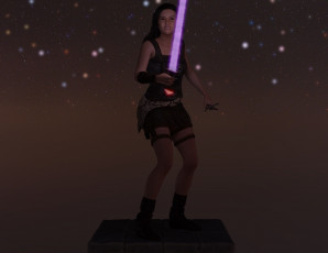 Картинка 3д+графика фантазия+ fantasy девушка взгляд фон