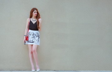 Картинка девушка девушки -unsort+ рыжеволосые+и+другие модель