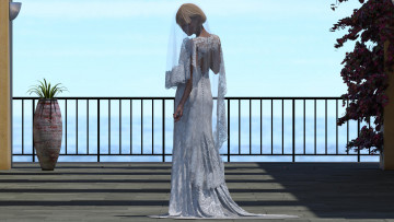 Картинка 3д+графика люди+ people фон взгляд девушка