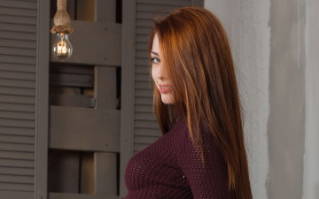 обоя девушка, девушки, -unsort , рыжеволосые и другие, модель, изабелла