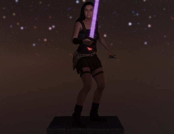 Обои картинки фото 3д графика, фантазия , fantasy, девушка, взгляд, фон