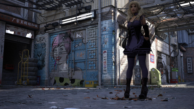 Обои картинки фото 3д графика, люди , people, фон, взгляд, девушка