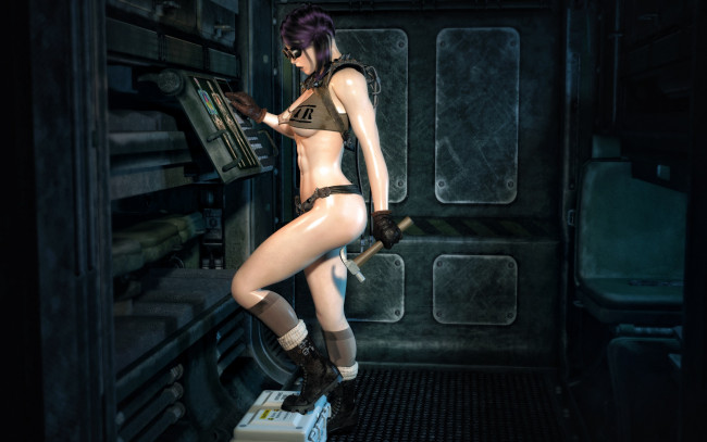 Обои картинки фото 3д графика, фантазия , fantasy, взгляд, фон, девушка