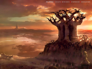 Картинка календари фэнтези дерево 2020 природа calendar