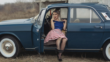 Картинка автомобили -авто+с+девушками виктория газ 24