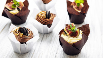 Картинка еда пирожные +кексы +печенье капкейк кекс инжир