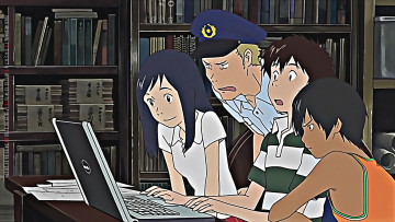 Картинка календари аниме ноутбук подросток 2020 calendar мальчик девочка книга стеллаж