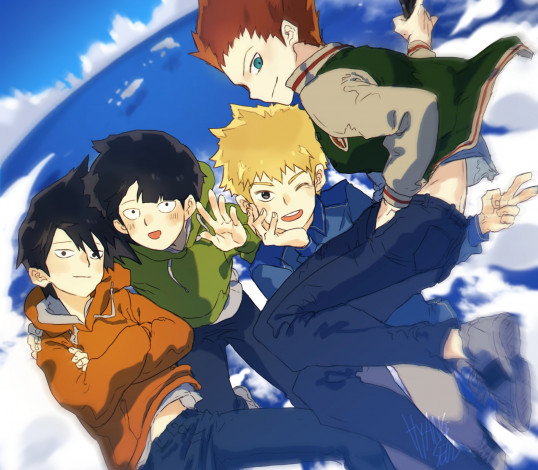 Обои картинки фото аниме, mob psycho 100, mob, psycho, 100