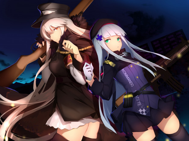 Обои картинки фото аниме, girls frontline, girls, frontline