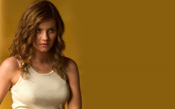 обоя кино фильмы, house of wax, elisha, cuthbert, рыжая, майка