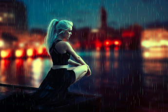 Картинка рисованное люди девушка позирует