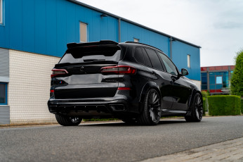 Картинка автомобили bmw black prior design rear x5 m g05
