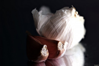 Картинка еда чеснок зубчик