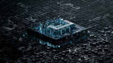 Картинка 3д+графика абстракция+ abstract здание 3d форма абстрактные