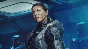 Картинка halo+ сериал+2022+–+ кино+фильмы сериал halo фантастика боевик kai kate kennedy