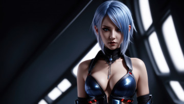 Картинка нейросеть 3д+графика фантазия+ fantasy girl fashion art stable diffusion neuronet