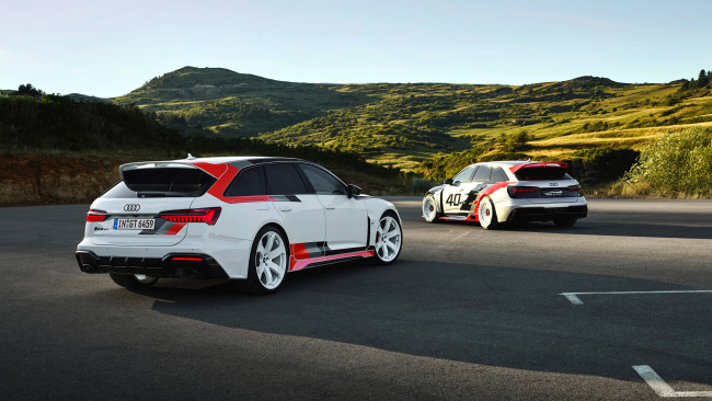 Обои картинки фото автомобили, audi, rs6, avant, gt, legendary, race, car, 2024