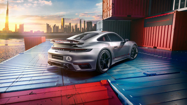 Обои картинки фото автомобили, porsche, 911, turbo, remastered, by, sonderwunsch